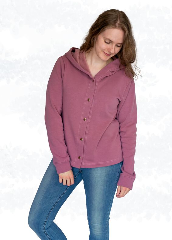 Cassie Sweatjacke/Weste mit Knöpfen BU 80-116, A4+A0 image number 7
