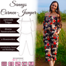 Sannys Carmen Jumper- Gr 32-64 - EBook und Nähanleitung thumbnail number 1