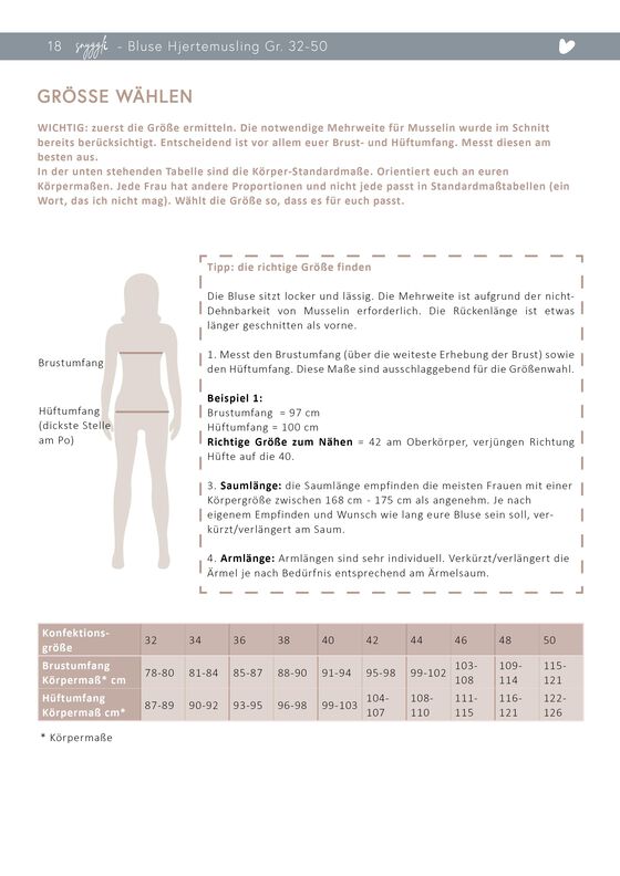 Bluse Hjertemusling Damen Gr. 32-50, Musselin, Leinen. A0 image number 10