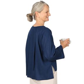 FRAU MAKI  - Bluse mit Quetschfalte  XS-XXL