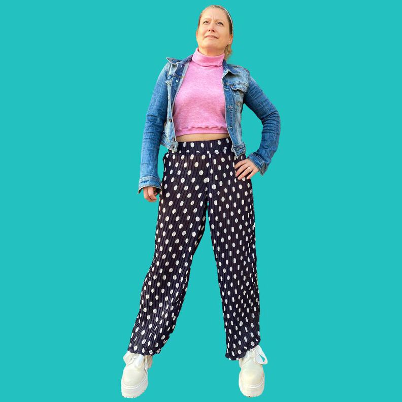 Damen Marlene Hose Weit High Waist AWAH ♥ Gr. 34-56 image number 1
