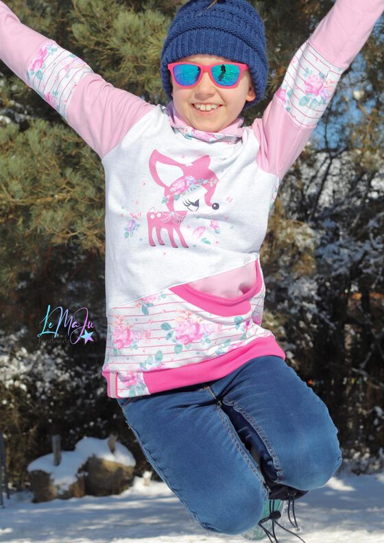 Hoodie Smiler Gr. 128-170, Lachmundtasche, Varianten, A4+A0 image number 9
