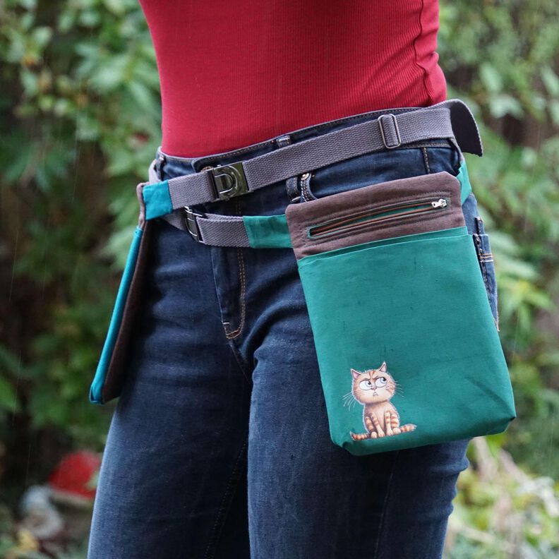 Bauchtasche Gürteltasche in 2 Größen nähen image number 10