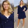 Damen Kleid Wickelkleid Strickkleid BELIT ♥ Gr. XS-XXL thumbnail number 8
