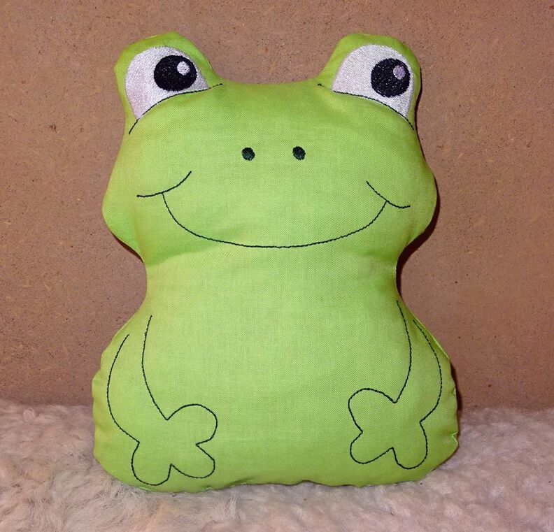Frosch ITH 15cm bis 24cm Stickdatei  image number 5