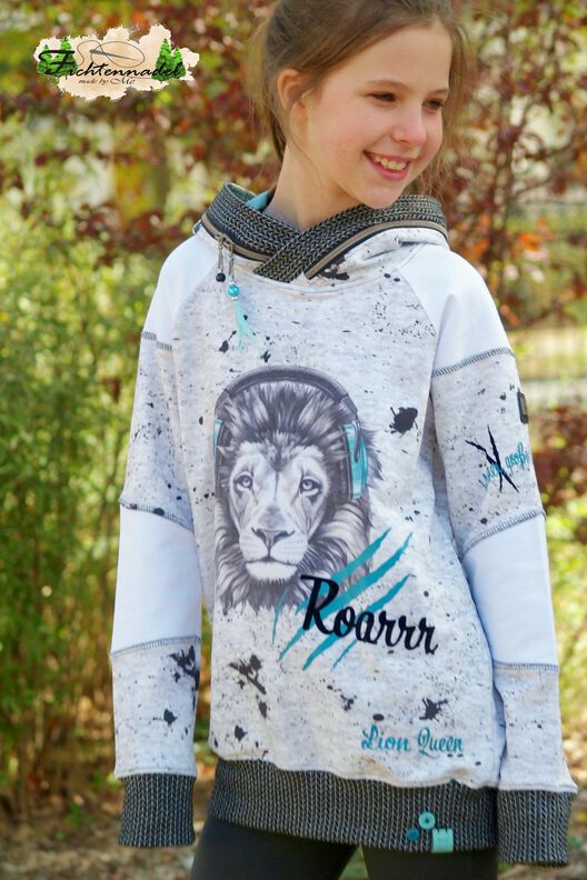 E-Book Raglan Hoodie Little Lotte Gr. 98-164 image number 2
