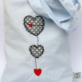 Stickdatei Herzgirlande senkrecht 13x18cm