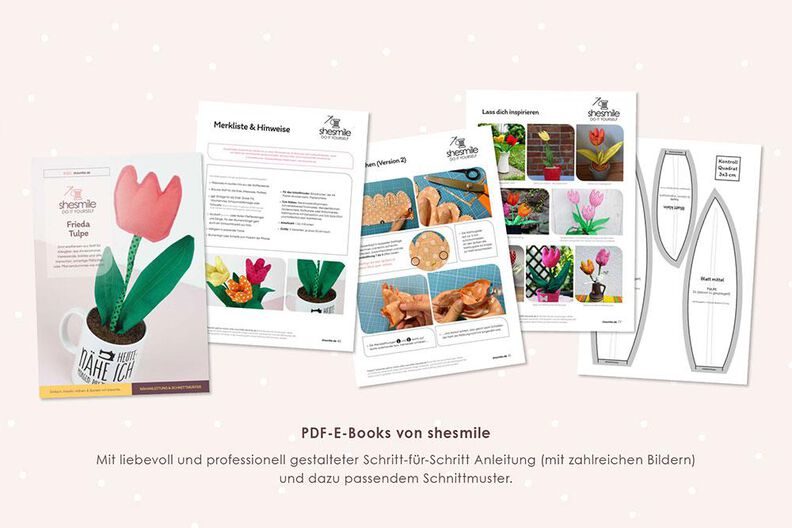 Zimmerpflanze Tulpe (Nähanleitung & Schnittmuster) image number 3