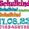 Schulkind in 3D Optik und Zahlen Stickdatei thumbnail number 7