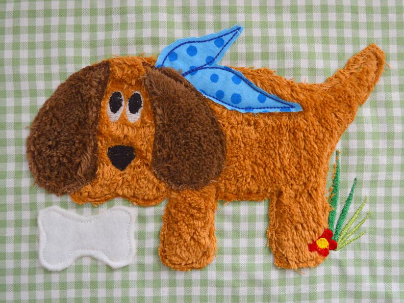 Stickdatei Hund Wacki doodle 13x18cm image number 2