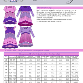 Britney Tunika&Kleid Gr. 80 bis 152