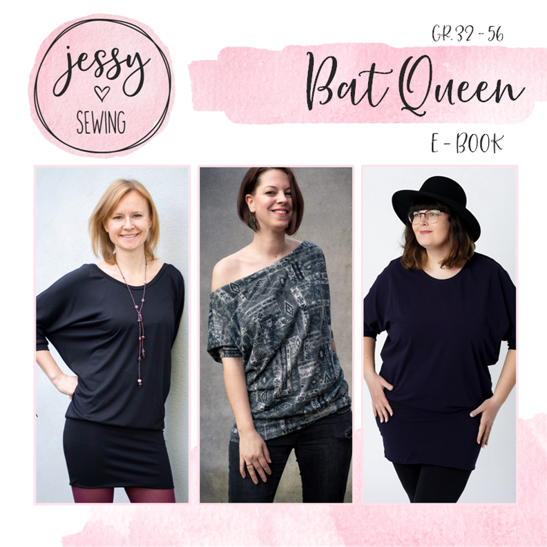 *Bat Queen* Fledermausshirt, Fledermauskleid Gr. 32 - 56 image number 1
