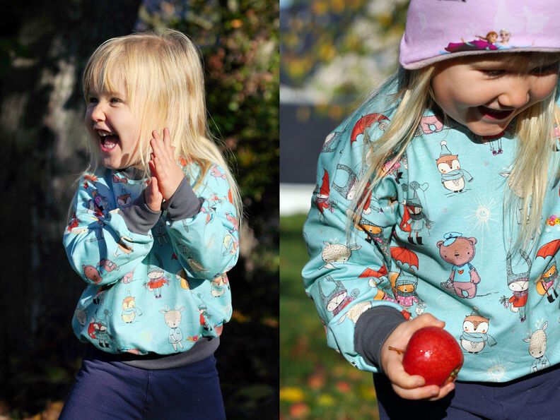 Oversize Kinder Shirt Lene nähen Gr. 56 - 170 Beamer image number 3