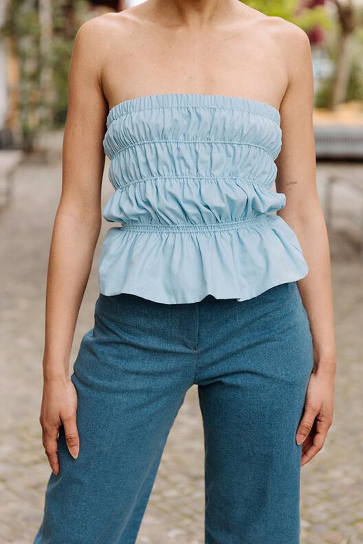 Schnittmuster nach Maß: Bandeau Top Schnittmuster Damen image number 6