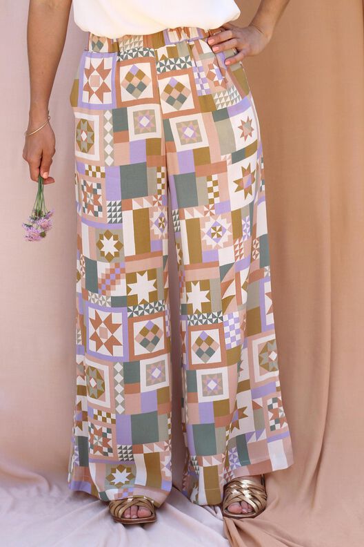 Fließende Culotte Hose mit weiten Beinen PDF Schnittmuster image number 11
