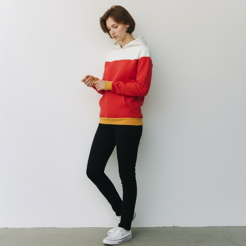 Schnittmuster + Anleitung Kinder-Hoodie Gr. 92/98-164/170 image number 3