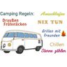 Camping Bus - Camping Regeln Stickdatei thumbnail number 2