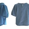 Schnitt und Anleitung Bluse mit Kräuselärmeln Gr.80-140 thumbnail number 3
