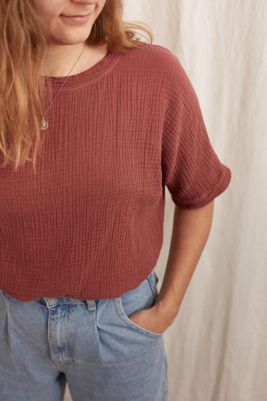 Clove Oversize Shirt / Bluse / Crop Shirt / Kleid  image number 9