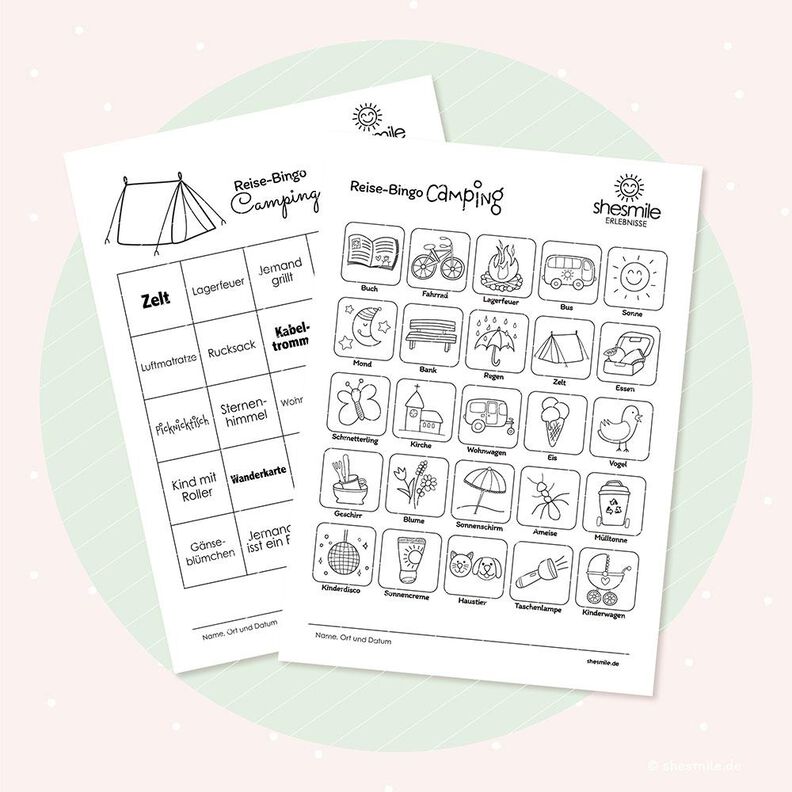 Reise-Bingo für Kinder (Druckvorlage & Spielideen) image number 7