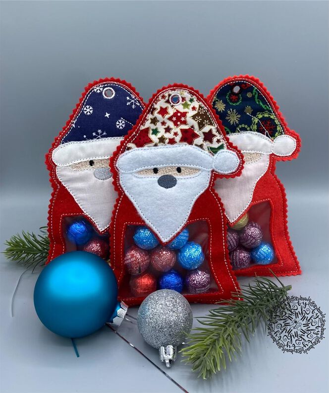 Stickdatei Weihnachtsmann F&uuml;llobjekt ITH image number 4