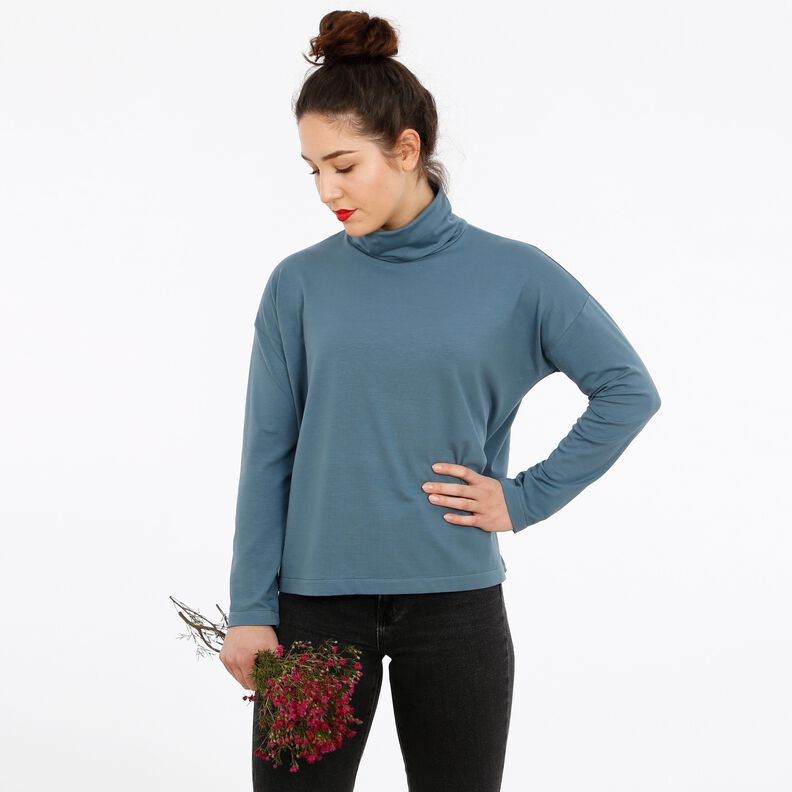 FRAU RETA - weites Rollragenshirt XS-XXL image number 4