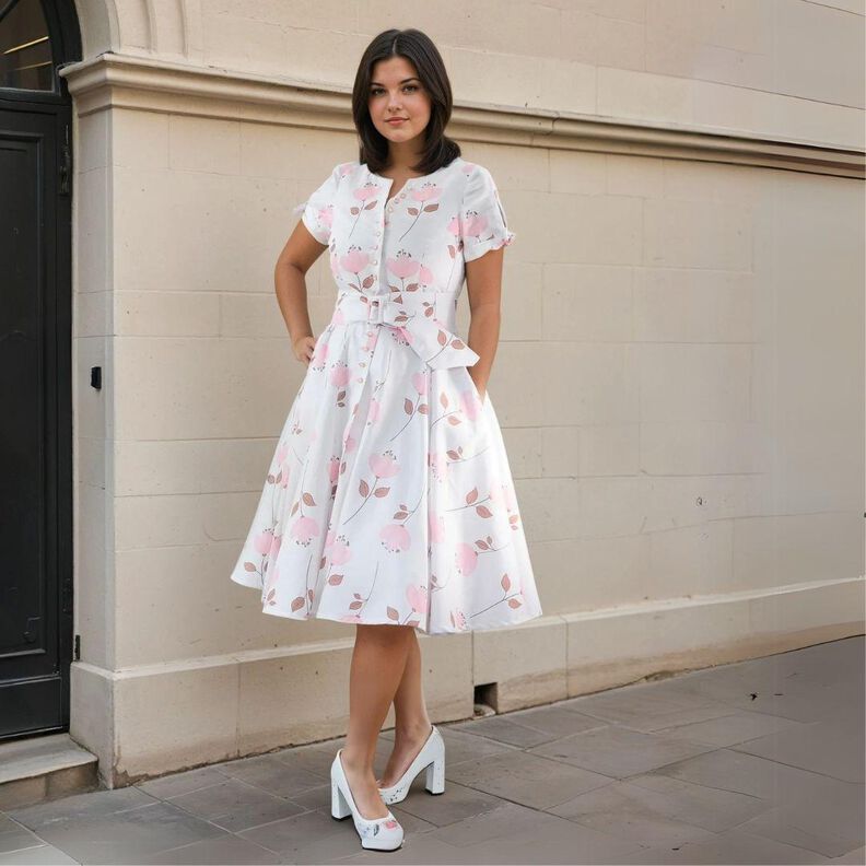 Kleid Monika Gr. 34-54 Schnittmuster image number 5