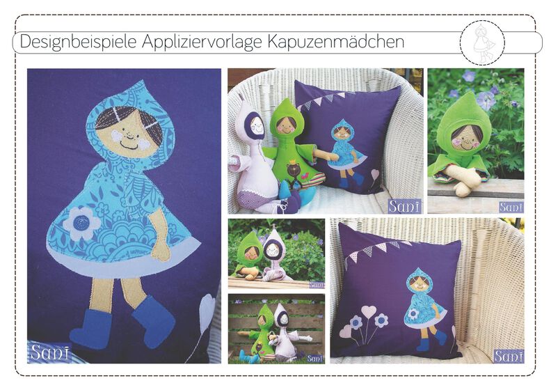 Appliziervorlage KAPUZENMÄDCHEN image number 3