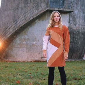 Color Blocking Sweatdress EMMA XS-3XL