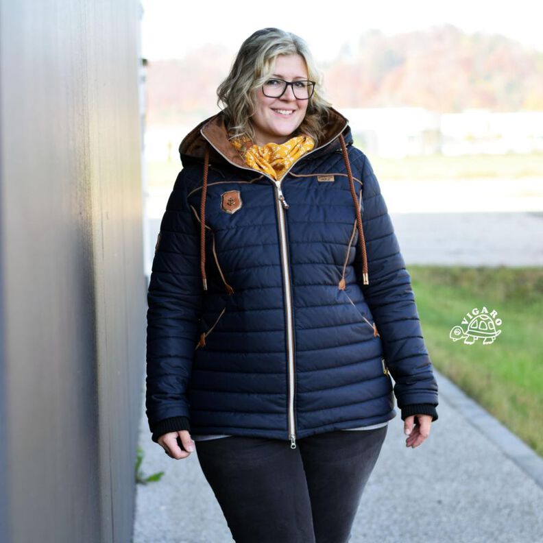 Steppjacke/Weste Damen Schnittmuster Gr. 32-58 -NUKA #35 image number 1