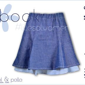 Ebook / Nähanleitung Damen Zwei-Lagen-Rock