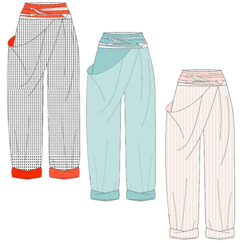 Schnittmuster Damen Hose Minou Gr. 34-46 - für Beamer image number 10
