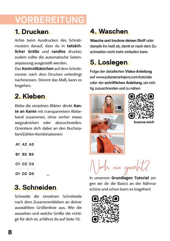 Schnittmuster nach Maß: Tank Top mit Nähanleitung Damen image number 8