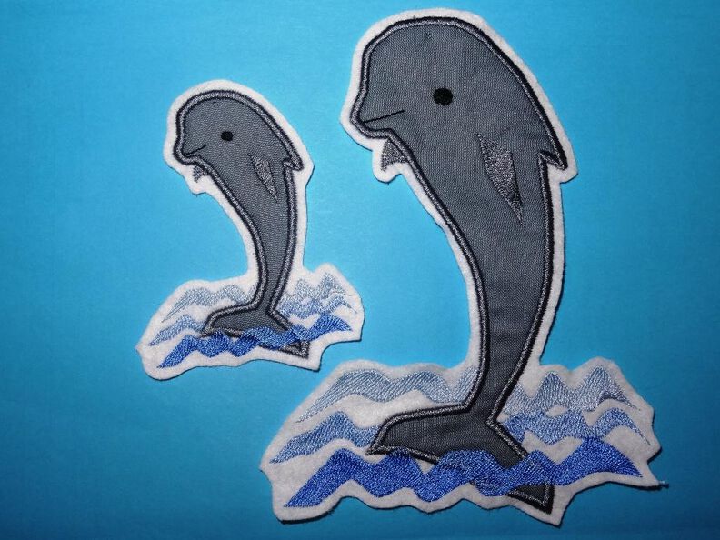 Stickdatei Delfin Delphine image number 5