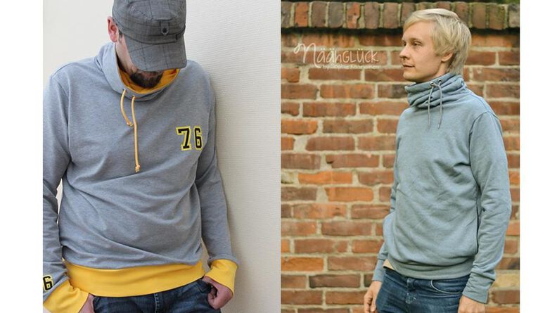 Männer - Kragenhoodie Gr.XS -4XL image number 1