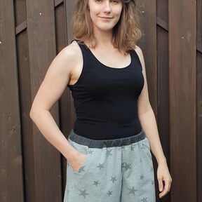 Luca – Damen-Shorts mit Taschen und Gummizug Gr. 34-50 A4+A0