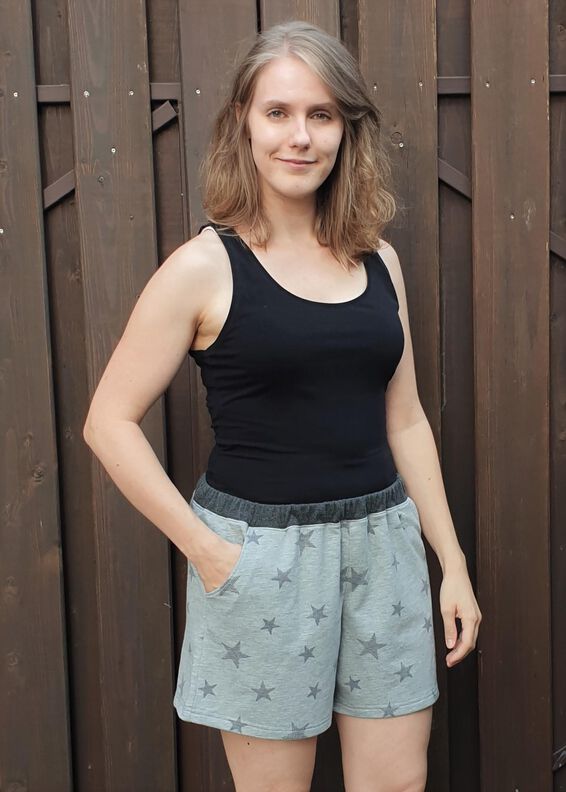 Luca – Damen-Shorts mit Taschen und Gummizug Gr. 34-50 A4+A0 image number 2