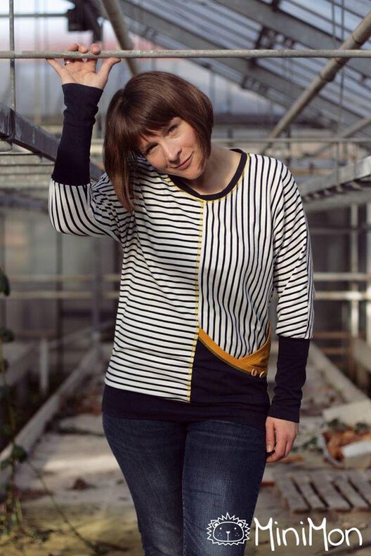 Pinia: Fledermausshirt für Damen Gr. 32 – 54 image number 3