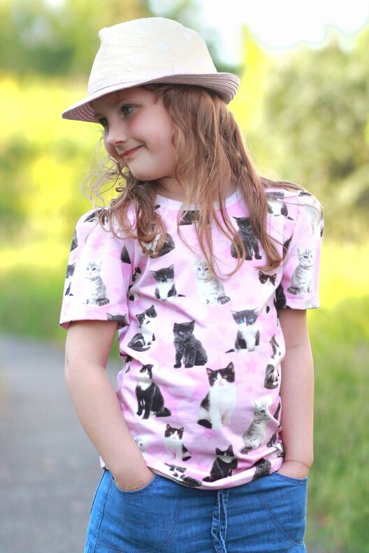 Mädchen Shirt Easy Puffärmel kurz & lang TRENDI ♥ Gr. 92-164 image number 8