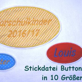 Stickdatei Simply Button Rahmen in 10 Größen