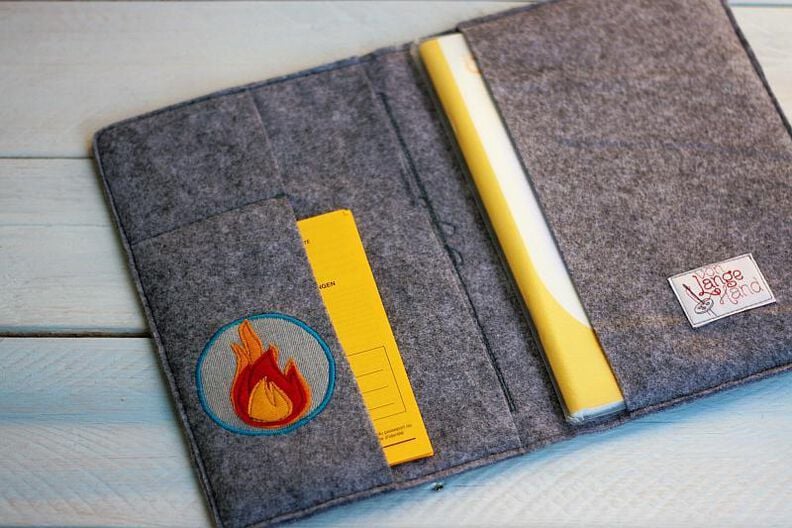 Flinke Feuerwehr &ndash; Appliziervorlage mit Applizierschule image number 5