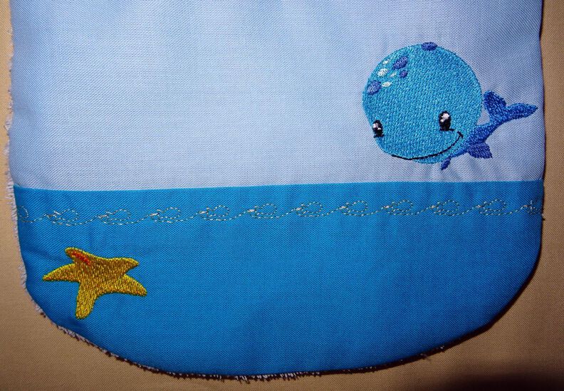 Stickdatei - Wal Kissen und L&auml;tzchen SET ITH image number 7