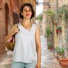 Schnittmuster Julie | Bluse ärmellos mit Kragen | + Video thumbnail number 6