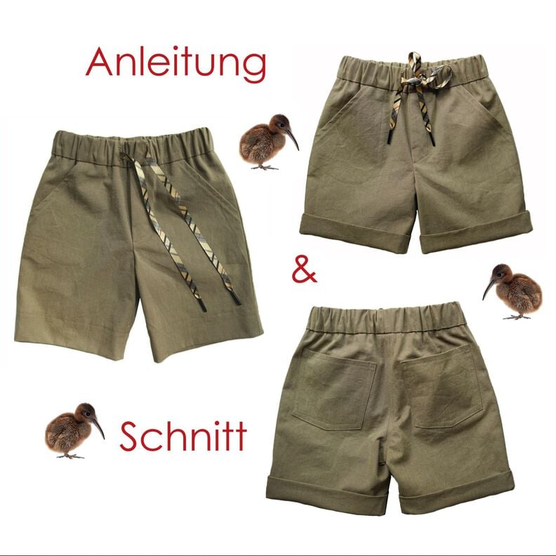 Schnitt und Anleitung Bermuda Shorts Gr.74-140 image number 1