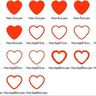 Herz Liebe Stickdatei gefüllt Appli alle Größen thumbnail number 3