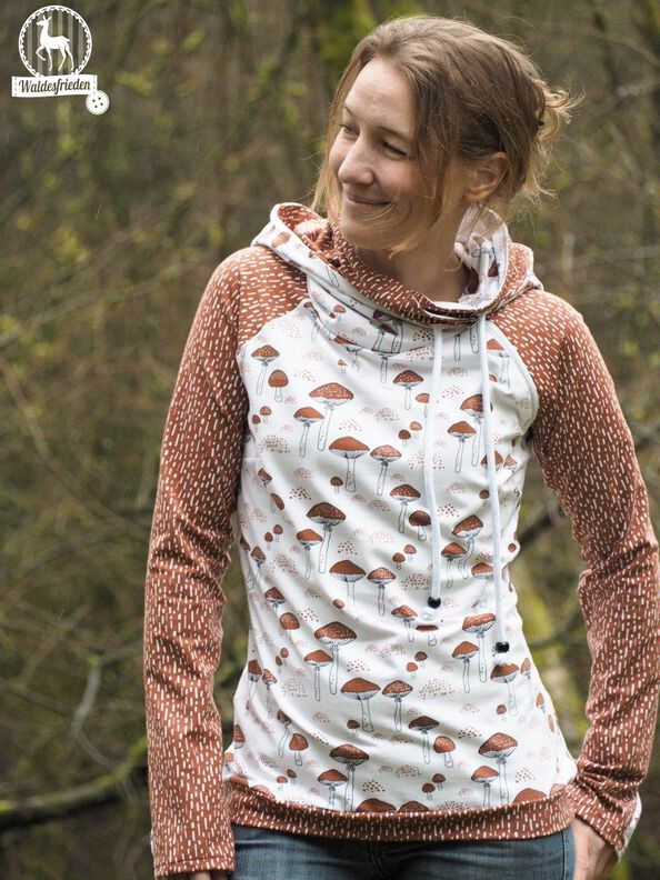 Raglanhoodie Kaja Gr. 32-50 inkl. Beamerdatei image number 8