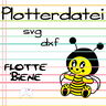 Flotte Biene Plotterdatei thumbnail number 1