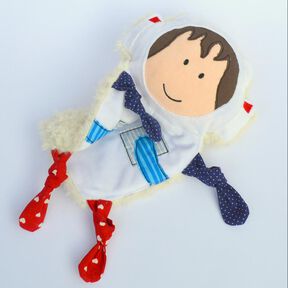 ITH Astronaut Rudi Schmusetuch Stickdatei 18x30cm
