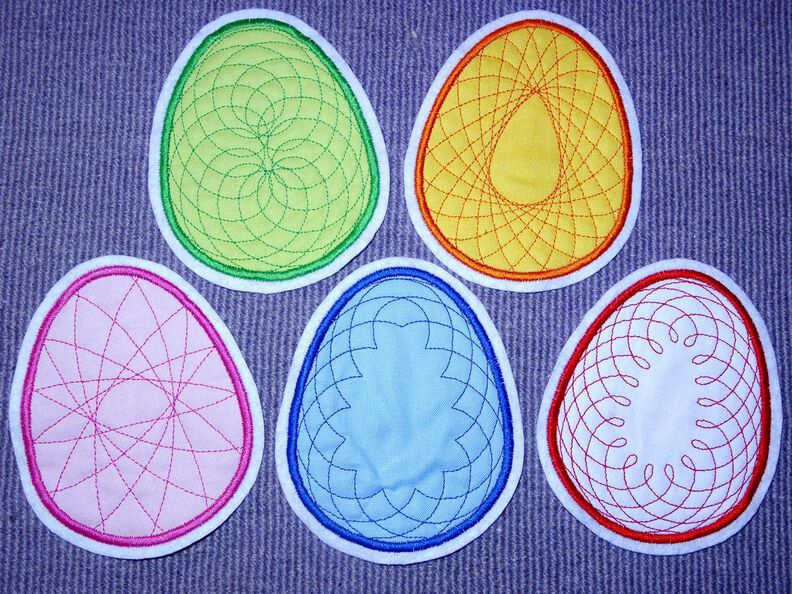 Osterei Ei Ostern Stickdatei image number 2