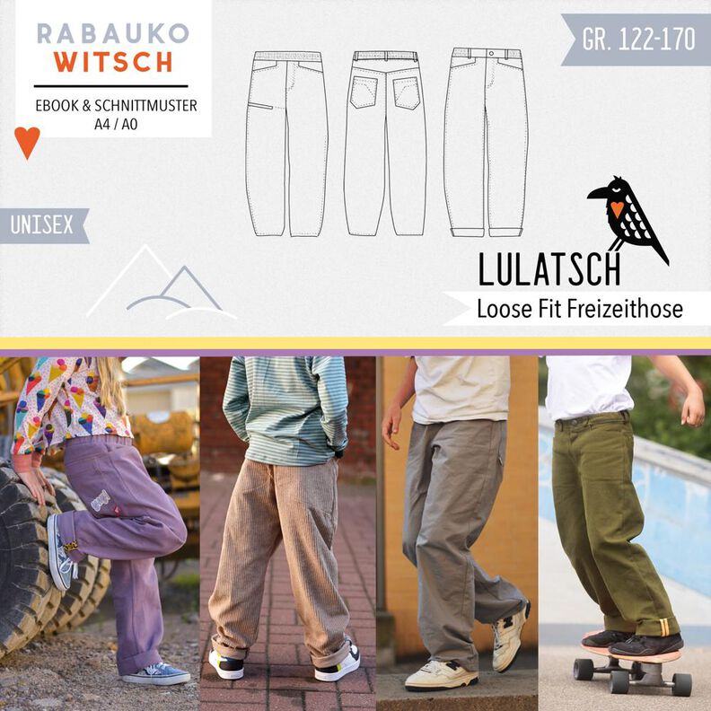 Lulatsch Loose Fit Hose Gr. 122-170 image number 1